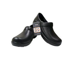 Crocs Neria Pro II Work  Shoes non slip Clogs Women's Size 10 Black Noir 900